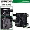 G-PLUS Smoky lens LED Fog Light Compatible With 2016-2018 Chevy Silverado 1500,Bumper Lamps Driving Fog Lamps w/Switch