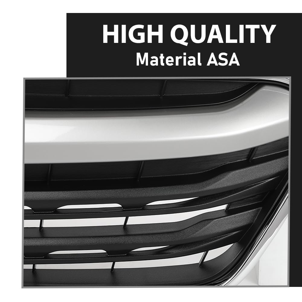 G-PLUS Front Bumper Grille Compatible with Subaru Outback 2020-2022 Chrome Trim Grill 91121AN08A, SU1200189