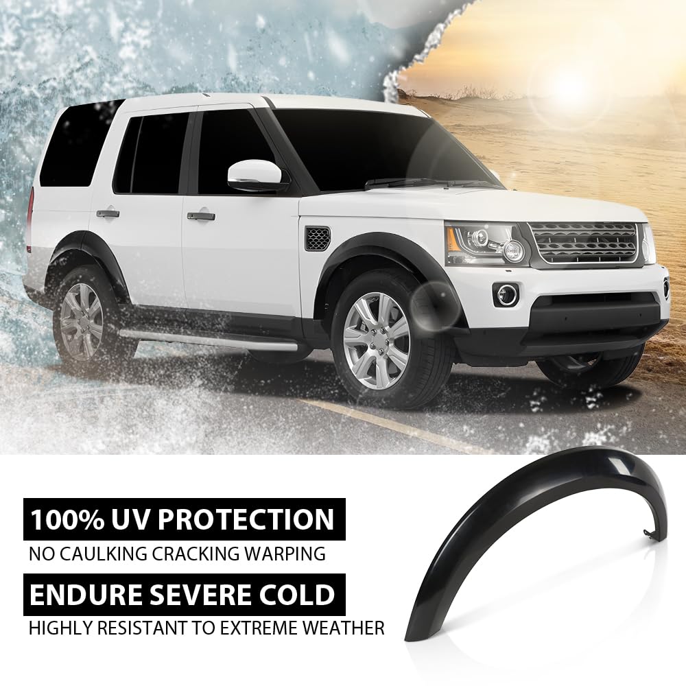 G-PLUS Front Right Fender Flare Wheel Arch Moulding Compatible with LR3 / Discovery 3 2005-2009, Compatible with LR4 / Discovery 4 2010-2016 LR010631