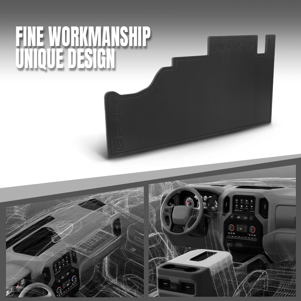 G-PLUS Custom Made Amplifier Rack Compatible with Ford F150 2009-2024 Fit Ford F250 F350 2017-2024 Black