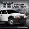 G-PLUS Hood Insulation Pad Compatible with Chevy S10 1994-2004,Fit Chevy Blazer 1995-2005,Fit GMC Sanoma Jimmy 1994-2005