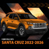 G-PLUS in-Channel Auto Vent Window Visor Compatible with Hyundai Santa Cruz 2022-2026 4PCS Smoky