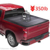 G-PLUS T4 Four-Fold Hard Lock 8Ft Truck Tonneau Cover Replacement for Chevy GMC Silverado Sierra 2014-2018 | 8'Long Bed Black