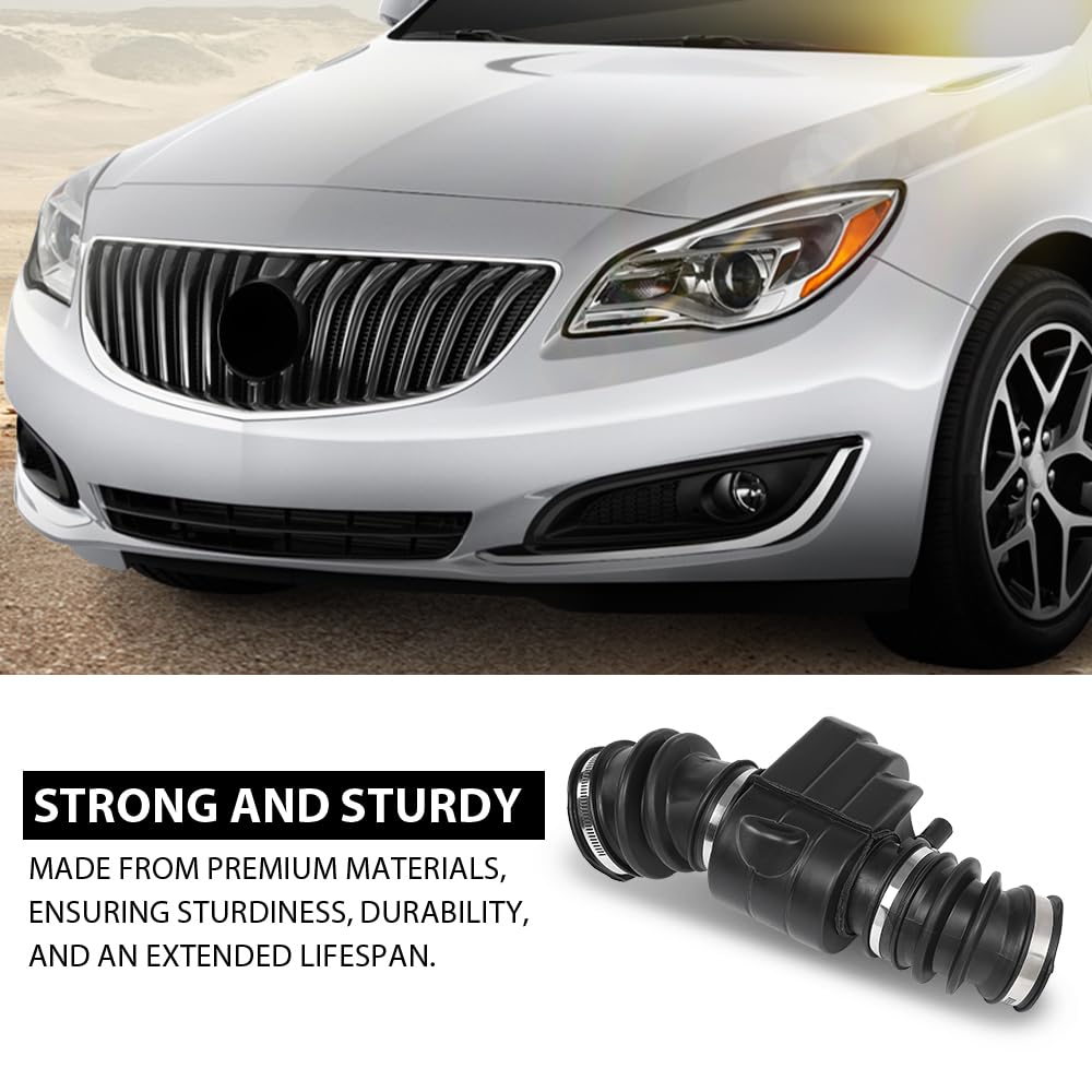 G-PLUS Air Cleaner Intake Tube Duct Hose Compatible with Buick Regal 2014-2017 22970027 Black