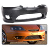G-PLUS Front Bumper Cover Compatible with Hyundai Tiburon 2005-2006 Black Primed w/Fog Light Holes Replacemnet for 865112C500 HY1000153