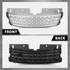G-PLUS Front Grill Compatible with Land Rover Range Rover Vogue L405 2013 2014 2015 2016 2017 Silver Upper Grille LR055880