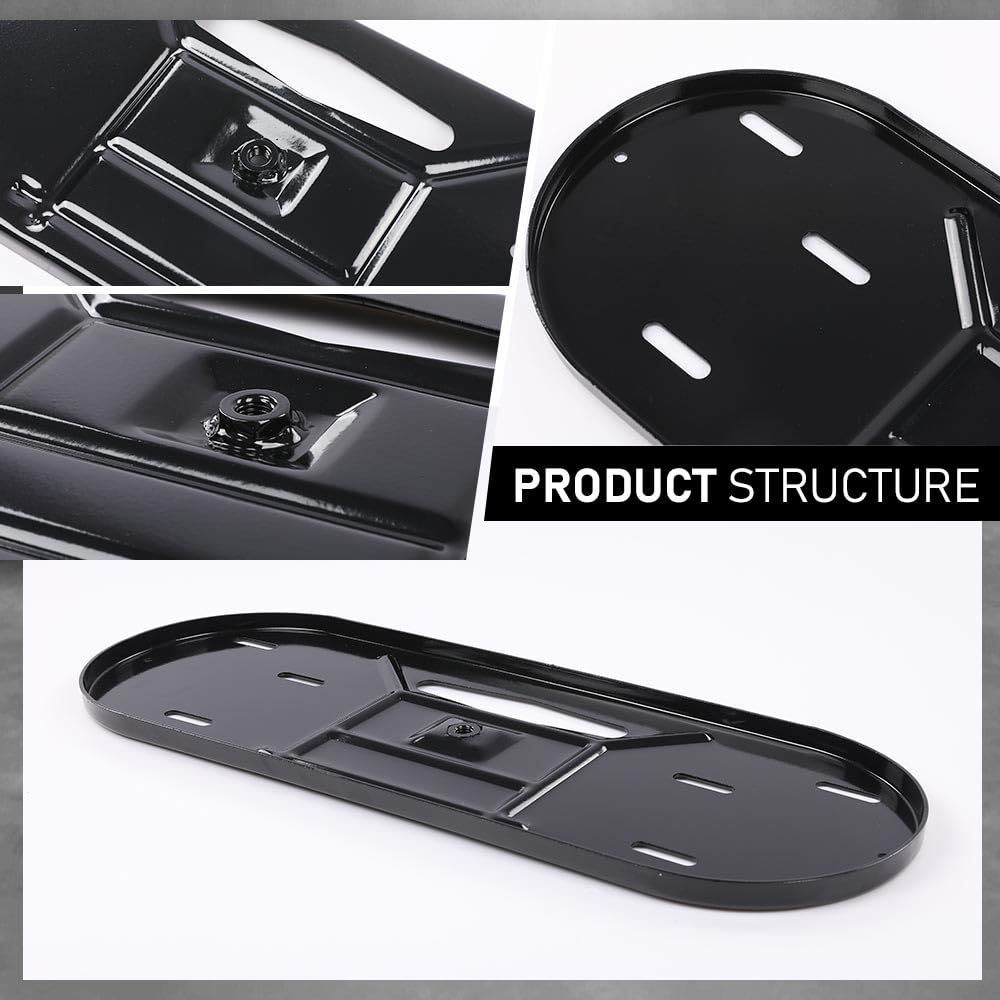 G-PLUS RV Propane Tank Mounting Kit for 20lb 30lb LP Tanks Camper Travel Trailer (Rod Size Increased 2") Propane Tank Holder Dual RV Propane Tank Black