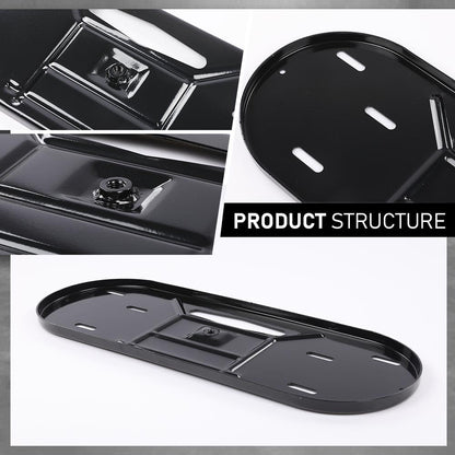 G-PLUS RV Propane Tank Mounting Kit for 20lb 30lb LP Tanks Camper Travel Trailer (Rod Size Increased 2") Propane Tank Holder Dual RV Propane Tank Black