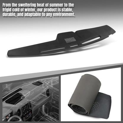 G-PLUS Dash Cover Dashboard Panel Compatible with Ford F100 F150 F250 F350 Bronco 1980 1981 1982 1983 1984 1985 1986 Black