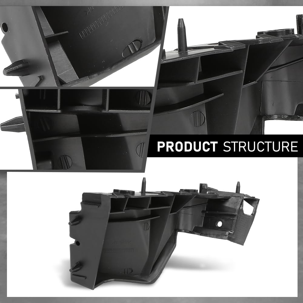 G-PLUS Pair Front Bumper Brackets, Compatible with Audi Q5 2009-2016/ SQ5 2014-2017, Left Driver & Right Passenger Side 2PCS, 8R0807284C, 8R0807283C