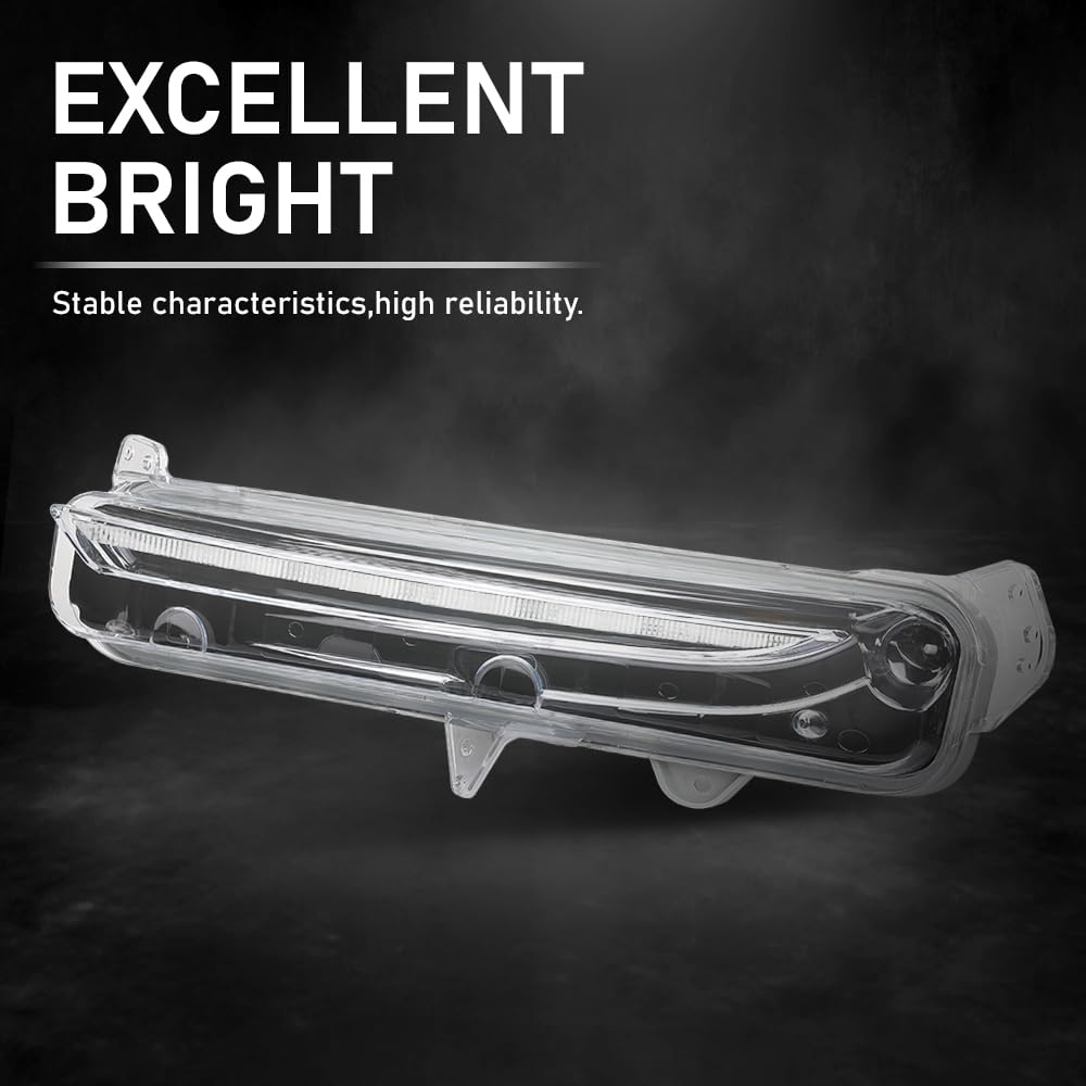 G-PLUS Fog Light Lamp Compatible with Lincoln MKX 2016-2017 FA1Z-13200-D, FA1Z13200D Black Driver Side LH