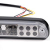 G-PLUS Rear LED Third Brake Light Compatible With 1999-2015 Ford F250 F350 F450 F550 Super Duty,(NOT Compatible With Harley-Davidson Edition), 3rd Stop Lamps,Clear lens Chrome Housing