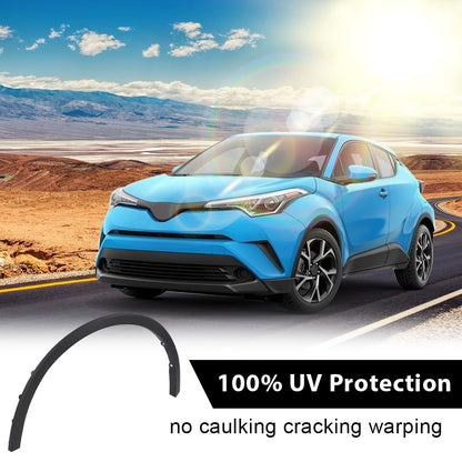 G-PLUS Front Left Fender Flare Compatible with Toyota CHR 2018-2022 Left Driver Side Wheel Opening Molding 75602F4010, TO1290115