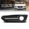 G-PLUS Front Fog Light Cover Trim Driving Lamp Driver Left Side Compatible with BMW 230i xDrive Base 2017-2021 For Sport Line Models Without M Sport Package 51117343731, BM1038163 Black