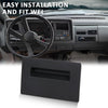 G-PLUS Dash Fuse Panel Cover Compatible with Chevy & GMC Truck 1988-1994/Fit Chevy Blazer GMC Yukon 1992-1994/Fit GMC Yukon Suburban 1992-1994 Black