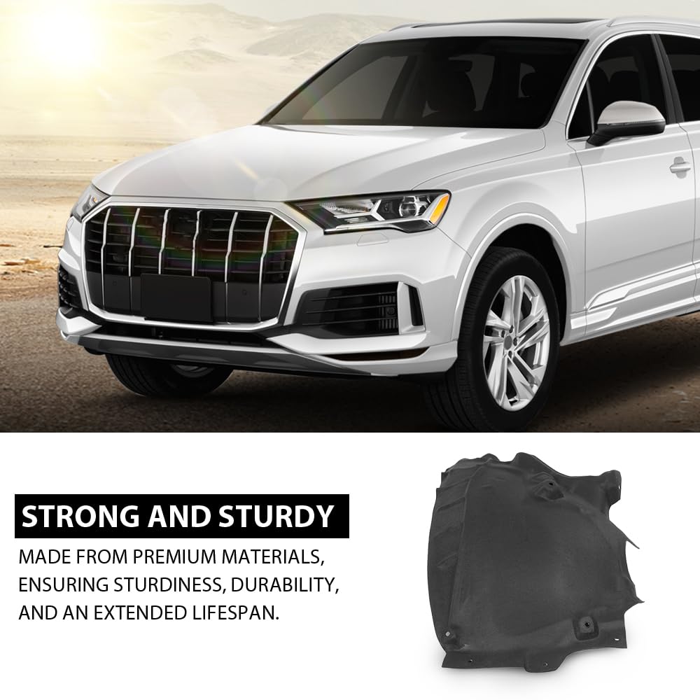 G-PLUS Fender Liner Rear Driver Side Compatible with Audi Q7 2017-2023 4M0821191G, AU1248147