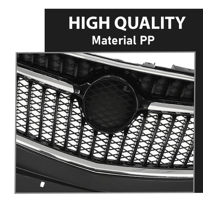 G-PLUS Front Bumper Cover Grille Compatible with Buick Encore 2017 2018 2019 2020 2021, Primed Black