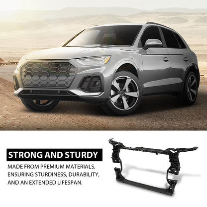 G-PLUS Radiator Support Core Assembly, Compatible with Audi Q5 2018-2023/ Q5 PHEV 2020-2023 L4 2.0L, AU1225140, 80A805594B, 80A805594
