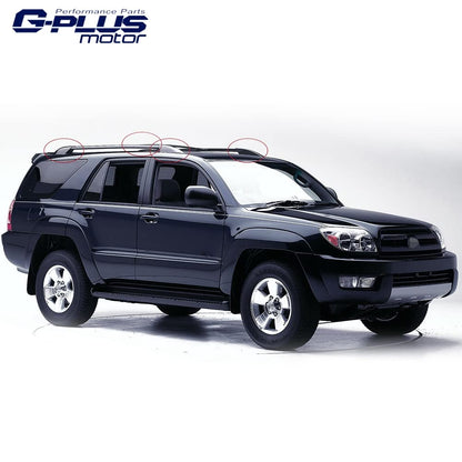 G-PLUS Roof Rack Bar Rail End Cover Shell Cap Compatible with 2003-2009 Toyota 4Runner,Roof Rail Rack 4Pcs (Black)