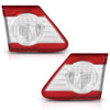 G-PLUS Tail Lights Rear Brake Lamps Inner Left & Right Compatible with Toyota Corolla 2011-2013 81590-02290, 81581-12170 Red