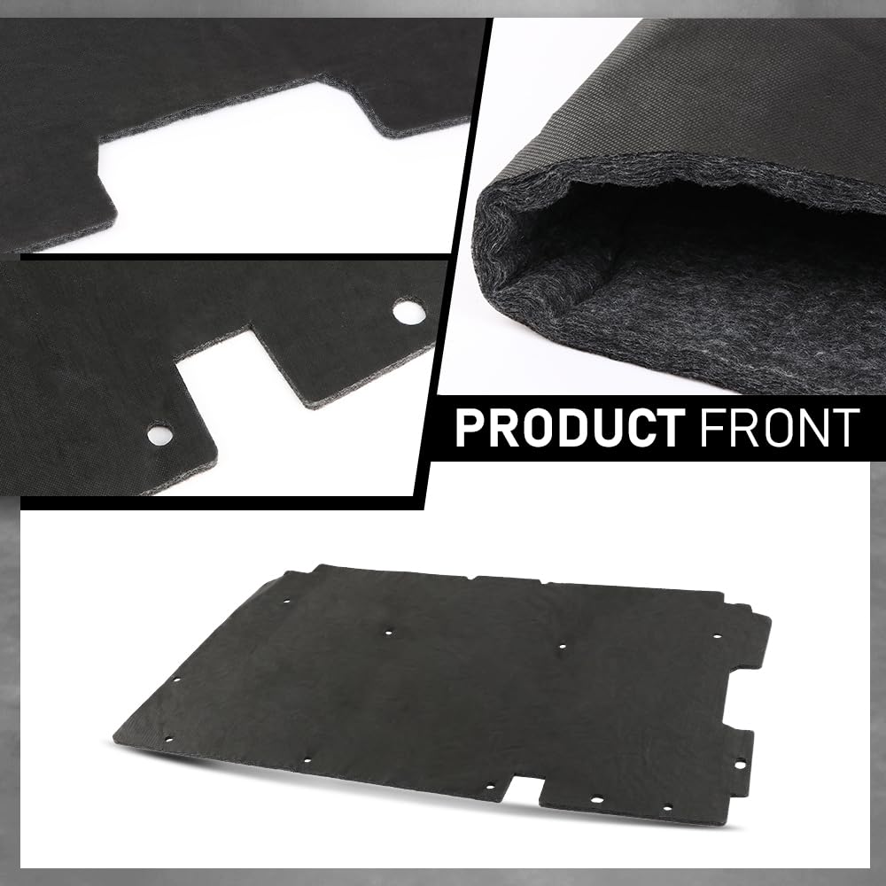 G-PLUS Hood Insulation Pad Compatible with Chevy S10 1994-2004,Fit Chevy Blazer 1995-2005,Fit GMC Sanoma Jimmy 1994-2005