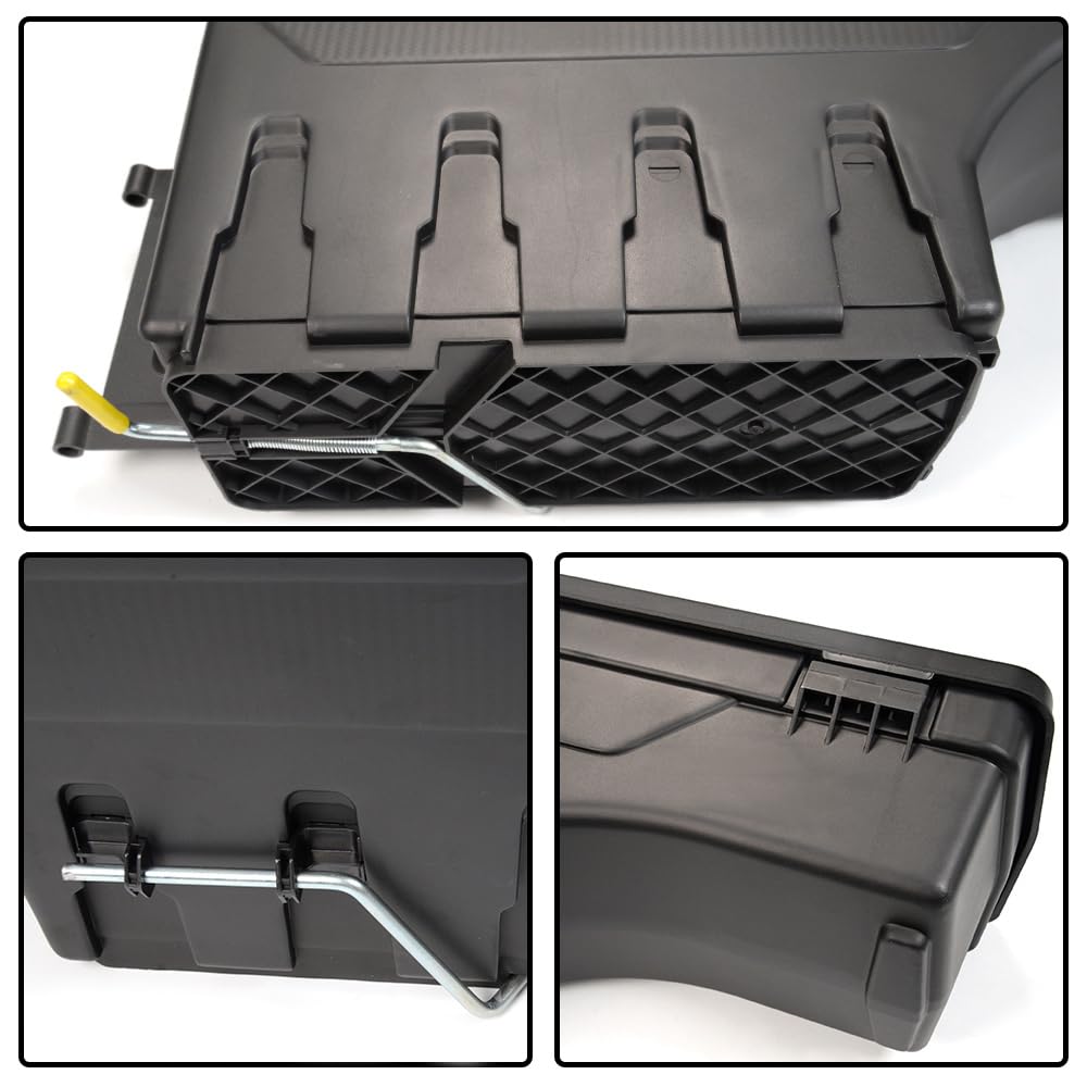 G-PLUS Rear Left Lockable Storage Box Toolbox Compatible with Dodge Ram 1500 2500 3500 2002-2018 Left Driver Side Truck Bed Box