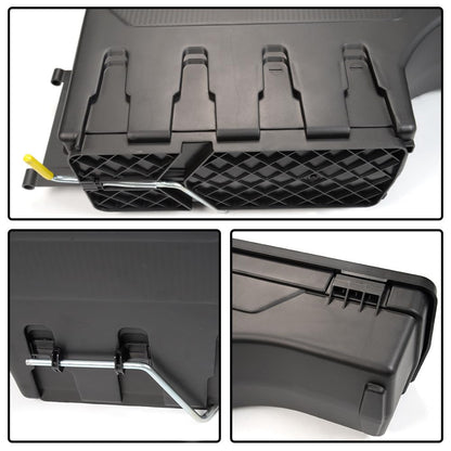 G-PLUS Rear Left Lockable Storage Box Toolbox Compatible with Dodge Ram 1500 2500 3500 2002-2018 Left Driver Side Truck Bed Box