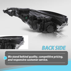 G-PLUS LED Headlight Assembly for Hyundai Elantra 2024-2025 Right Side Black Additional Angle