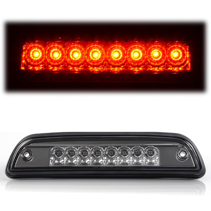 G-PLUS Third 3rd Brake Cargo Light Compatible With Toyota Tacoma 1995-2017 Rear Roof Center High Mount Tail Lamps Replacement Chrome Housing Smoky Lens