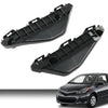 G-PLUS Pair Front Bumper Retainer Bracket Compatible with Toyota Yaris Hatchback 2013 2014 2015 2016 525360D130, 525350D130 Black Smooth Finish