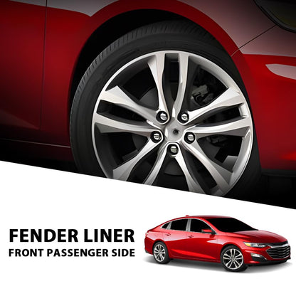 G-PLUS Front Fender Liner Right Passenger Side Compatible with Chevy Malibu L 2019-2021/Fit Chevy Malibu Premier 2019-2022/Fit Chevy Malibu (submodel: LS, LT, RS) 2019-2023 84506559 GM1249301
