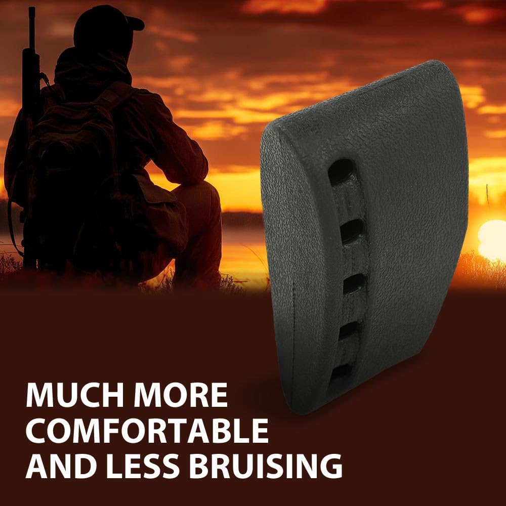 G-PLUS Synthetic Latex Rubber Slip-On Recoil Reducing Pad for Shotgun Black
