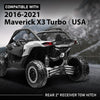 G-PLUS Rear 2" Receiver Tow Hitch Compatible with Can-Am Maverick X3 & X3 Max (Turbo) 2016-2021 Black