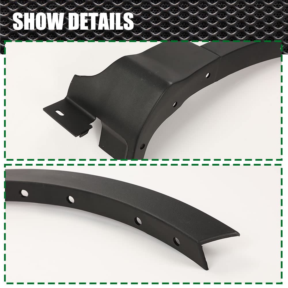 G-PLUS Front Fender Flares Compatible with Ford Escape 2013 2014 2015 2016 2017, 2PCS Wheel Opening Molding Arch Trim Left & Right, CJ5Z-16268-AB, Factory Style