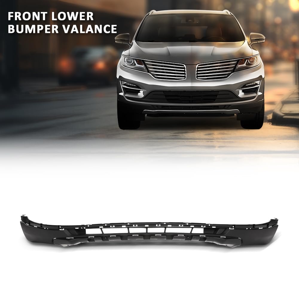 G-PLUS Front Lower Bumper Valance, Compatible with Lincoln MKC 2015-2018, FO1095263C, EJ7Z17626AA