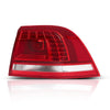 G-PLUS LED Tail Light Right Compatible with VW Touareg 2013-2016 Red