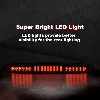 G-PLUS LED Tailgate High Mounted Brake Light Compatible with 2003-2006 Dodge Ram 2500 3500 Rear Center Tailgate Lamp I Brake Light Replacement 05086509AA