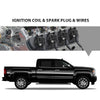 G-PLUS 8PCS Square Ignition Coil & Spark Plug &Wires Compatible with Chevy Silverado GMC Sierra 1500 2007-2013/Fit Chevy Tahoe GMC Yukon 2007-2015/Fit Cadillac Escalade 6.2L-V8 2007-2016
