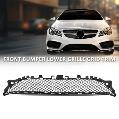 G-PLUS Front Lower Bumper Grill Grille Mesh, Compatible with Benz W207 E-Class E350 E400 E550 2014-2017, 2078850224, MB1036150