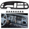 G-PLUS Dash Cover Bezel With 8 Clips Compatible with Dodge Ram 1500 1998-2001/ Ram 2500 3500 1998-2002#5GK51DX9AA, 5EU11DX9AB, 68042746AC, 998-15163 Dashboard Panel