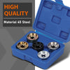 G-PLUS Engine Timing Camshaft Locking Socket Tool Kit Compatible with Audi VW 1.8 2.0 TFSI EA888 45 Steel Black
