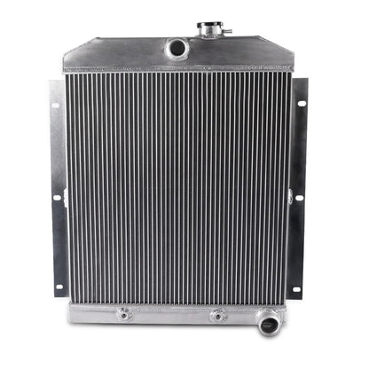 Full Racing Aluminum 2 Row Radiator Compatible For CHEVY 3100/3600/3800 TRUCK PICKUP V8 1947-1954