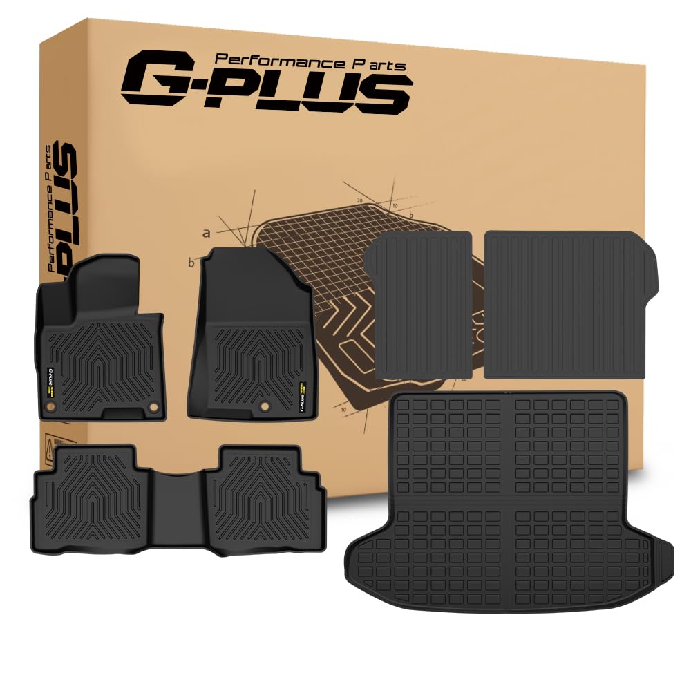 G-PLUS TPE Floor Mats 6PCS Fit Kia Sportage 2023-2026(NOT Fit Hybrid)
