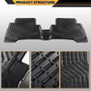 G-PLUS TPE Floor Mats Cargo Liner Compatible with Ford Escape 2013-2019/Fit Ford C-Max 2013-2018 All Weather Full Cover Protection 1st & 2nd Row