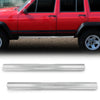 G-PLUS Slip-on Rocker Panel Left and Right Side Compatible with Jeep Cherokee 4 Door 1984-2001/Fit Jeep Wagoneer & Comanche 4 Door 1984-1996 CH1600101 CH1601101