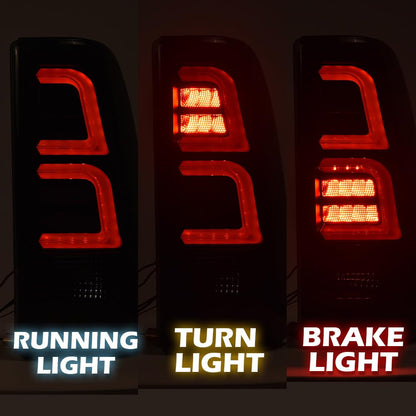 G-PLUS LED Tail Lights Assembly Fit Chevy Silverado 1500 2500 1500 HD 2500 HD 1999 2000 2001 2002 Left & Right Rear Brake Lamps Luces Traseras, GM2800186 GM2801186, Smoky Lens