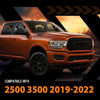 G-PLUS Front Inner Fender Liner Set Compatible with Dodge Ram 2500 3500 2019-2022 CH1248208, CH1249208, 68361450AB, 68361451AA Black