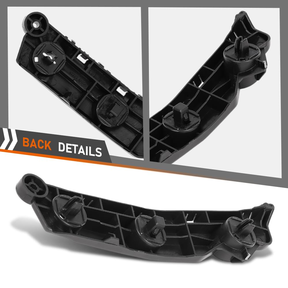 G-PLUS Front Driver Side Bumper Bracket Compatible with Nissan Rogue 2021-2025 622236RA0A, NI1042129 Direct Fit, No Modification Required Black