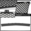 G-PLUS Bumper Grille Front Center Fit Benz E300 E350 E400 E450 (submodel: 4Matic, Base) 2017-2020 For Models With Luxury Package, Center, Sedan 2138850622