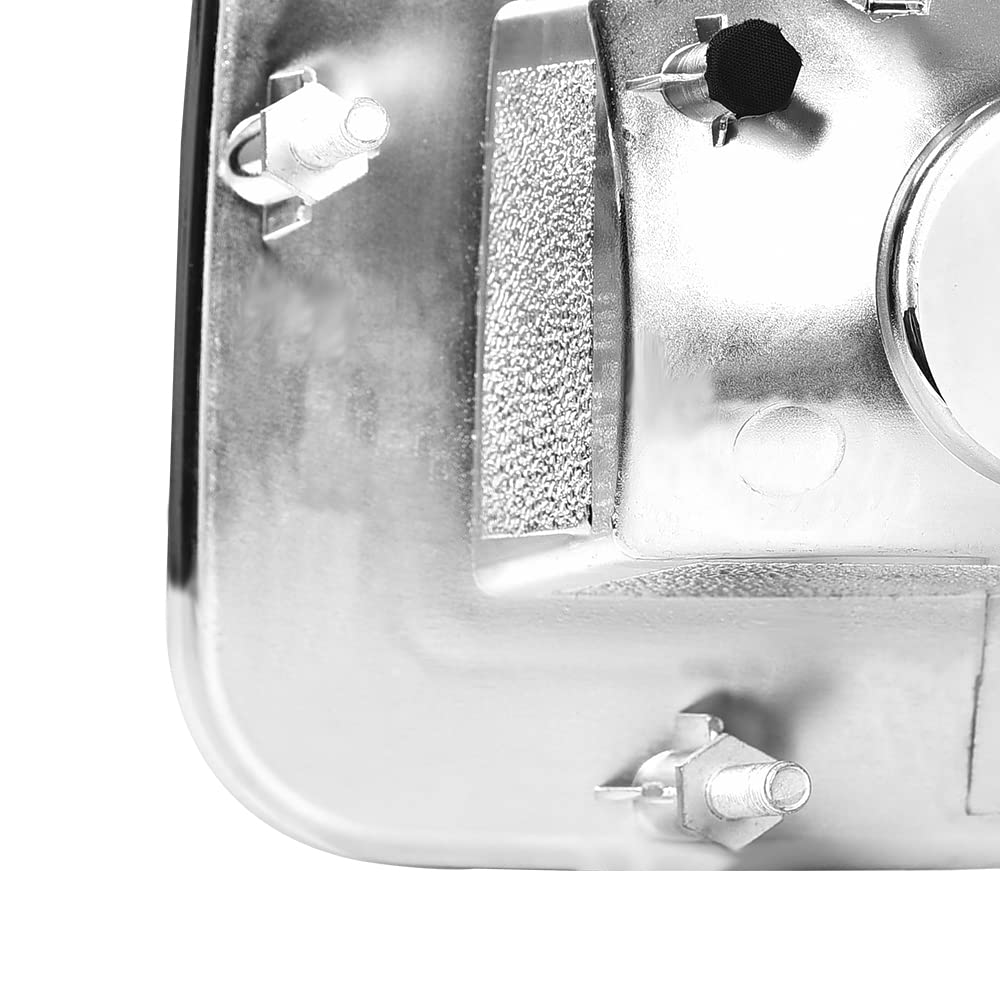 G-PLUS Front Clear Chrome Parking Signal Light Set Compatible with 2003-2008 H2 Hummer 2005-2008 H2 SUT 844176005571